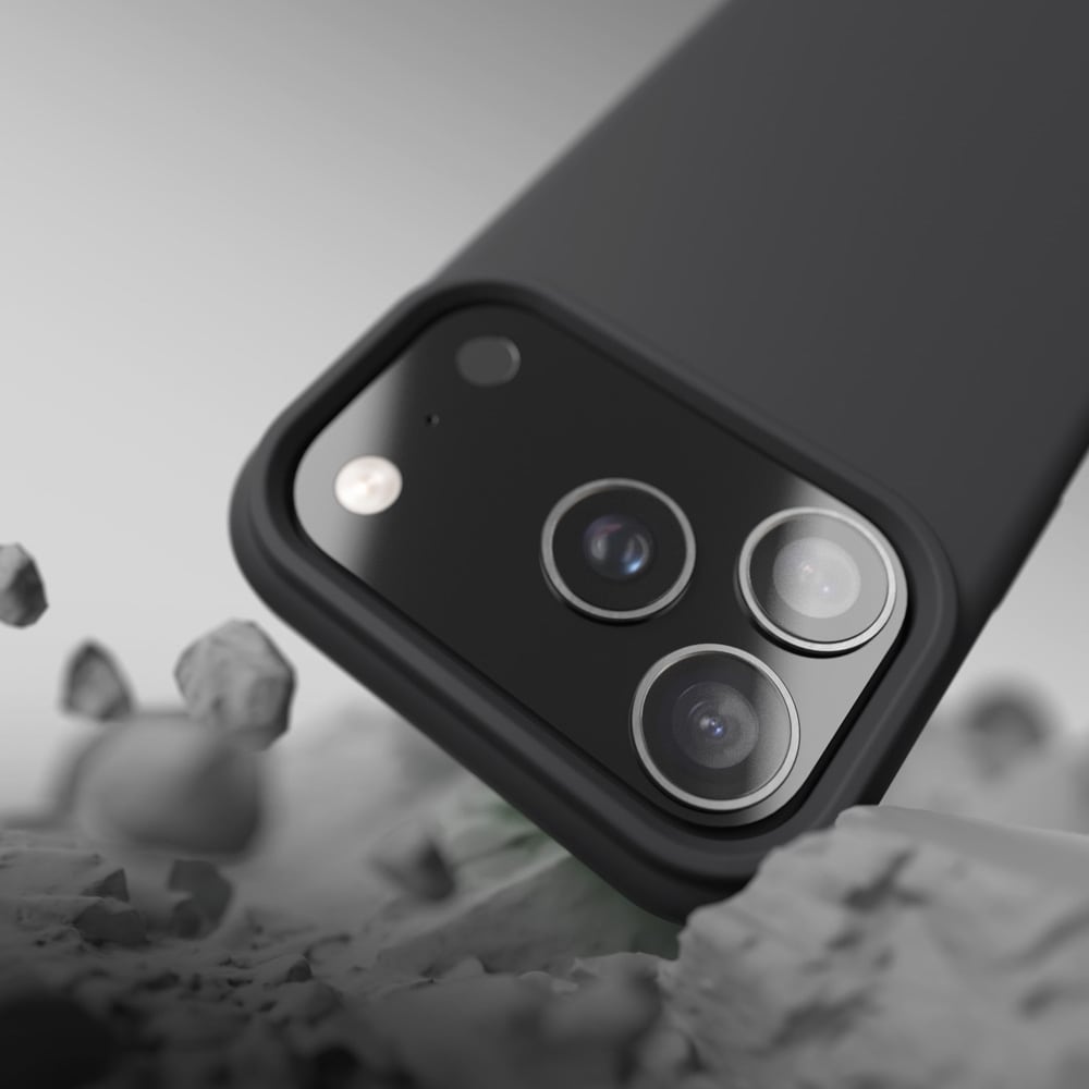 Etteri Silicone MagSafe -kotelo, svart, iPhone 17–18 Pro / Silikonikotelo / Pehmeä kotelo