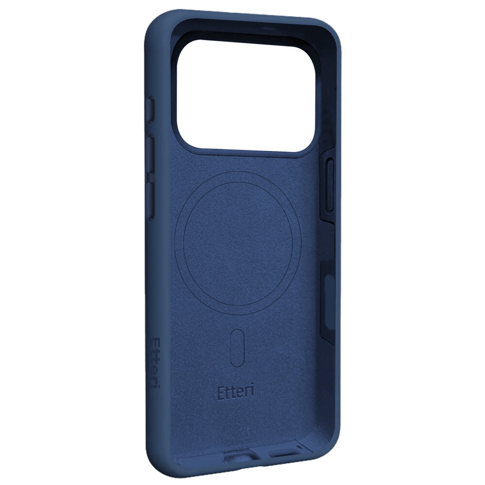 Etteri Silicone MagSafe -suojakuori iPhone 17/18 Pro - Tummansininen / Mag-kotelo / Silikonikuori