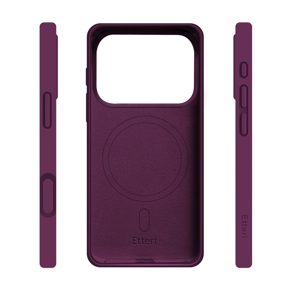 Etteri Silicone MagSafe -kuori iPhone 17/18 Pro Max - Kirsikka / Magcase / Suojakuori