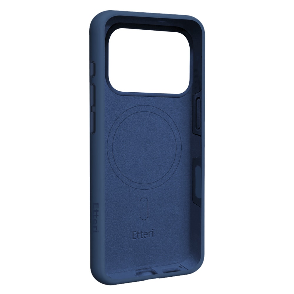 Etteri Silicone MagSafe -suojakotelo iPhone 17/18 Pro Maxille – Tummansininen / Mag-kotelo / Silikonisuojakotelo
