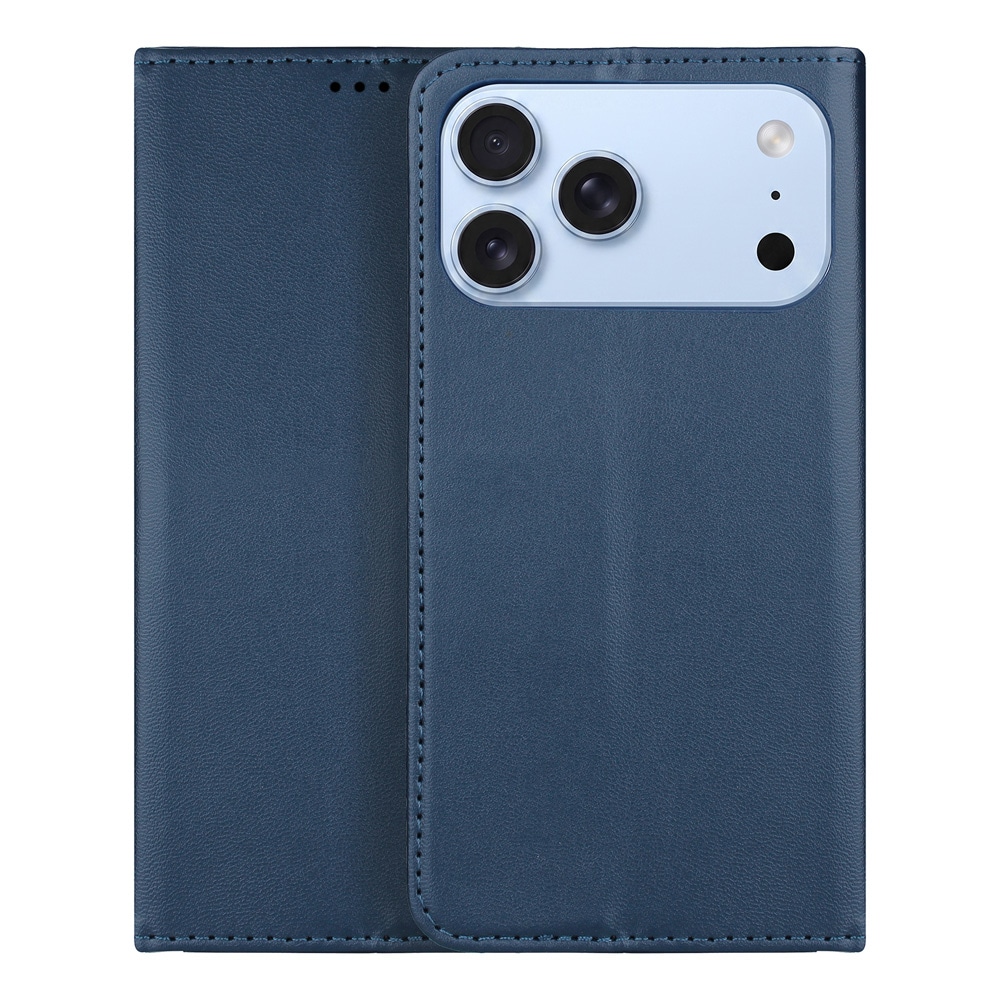 Kääntökotelo telineellä iPhone 17 Pro / 18 Pro - Sininen / Lompakkokotelo / Puhelinkotelo