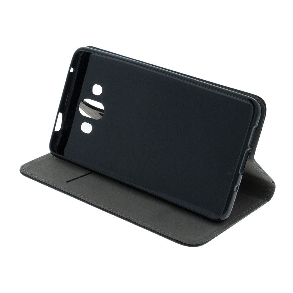 Kääntökotelo telineellä iPhone 17 Pro Max / 18 Pro Max - Svart / Lompakkokotelo / Puhelinkotelo