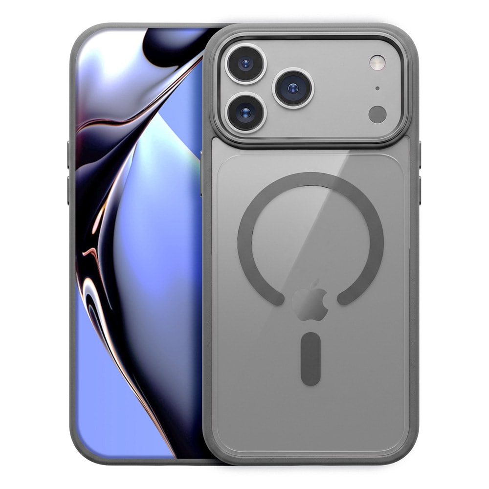 TFO Color Clear Mag MagSafe -suojakuori iPhone 17 Pro Max / iPhone 18 Pro Max – läpinäkyvä, hopea