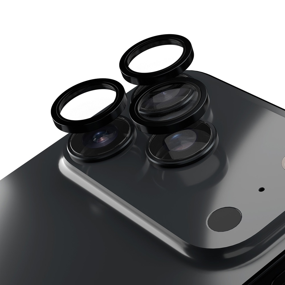 Etteri-kameransuojus iPhone 18 Pro / 18 Pro Max - Tummanharmaa / Linssinsuojus / 9H-lasi