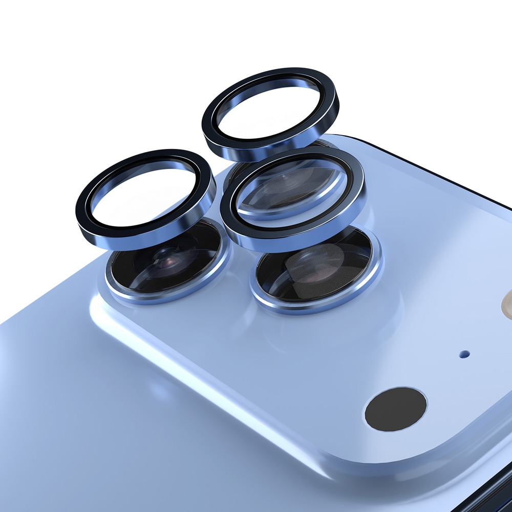 Etteri-kameransuojus iPhone 18 Pro / 18 Pro Max - Sininen / Linssinsuojus / 9H-lasi
