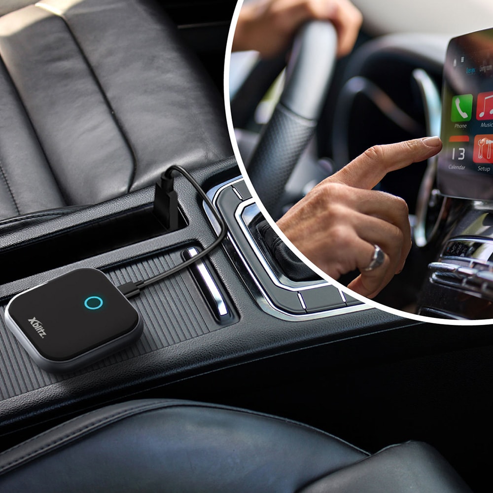 Xblitz SmartCAR langaton CarPlay- ja Android Auto -sovitin / USB-autosovitin / multimediasovitin
