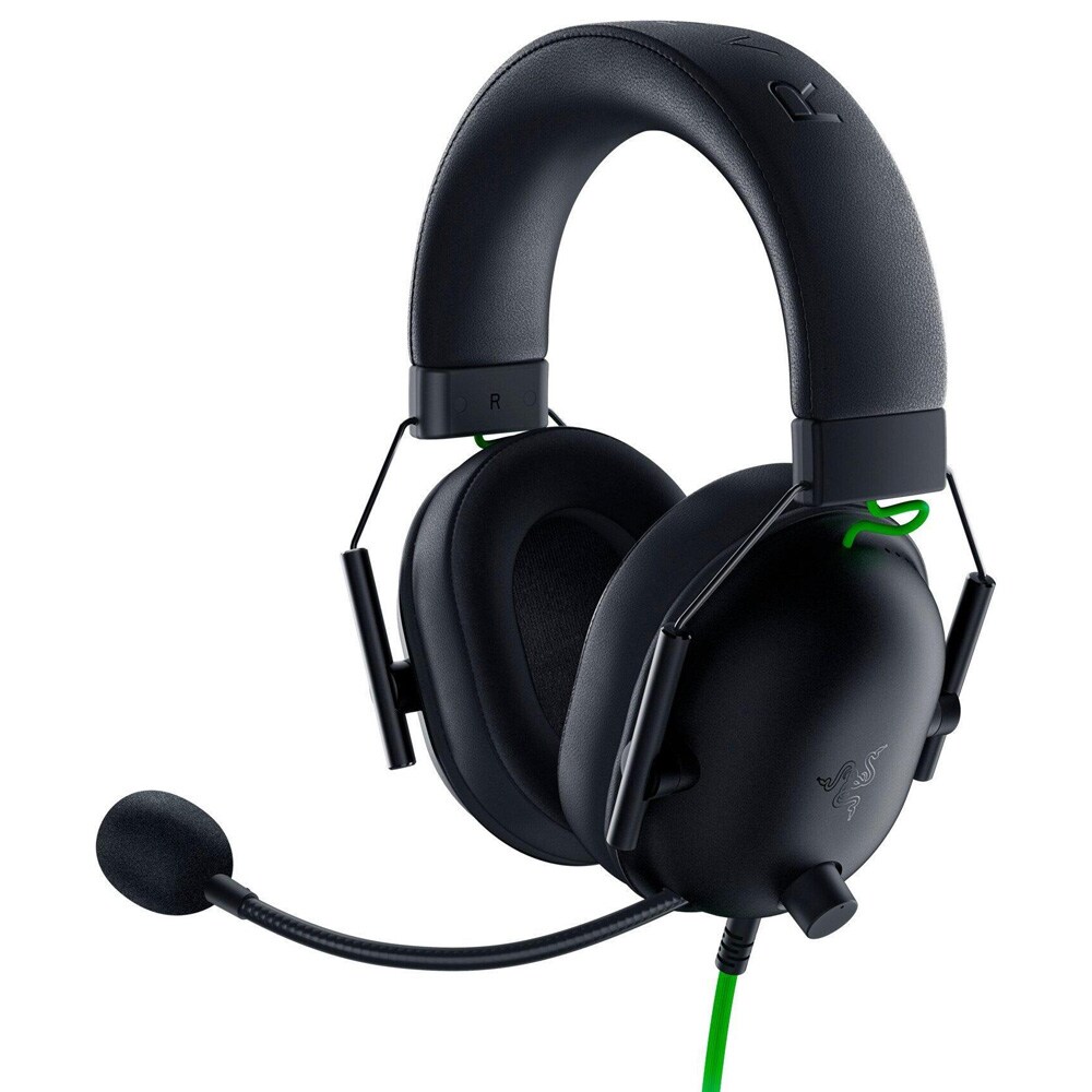 Razer BlackShark V2 X Esports -pelikuulokkeet – Svart / Pelikuulokkeet / 3,5 mm:n kuulokkeet