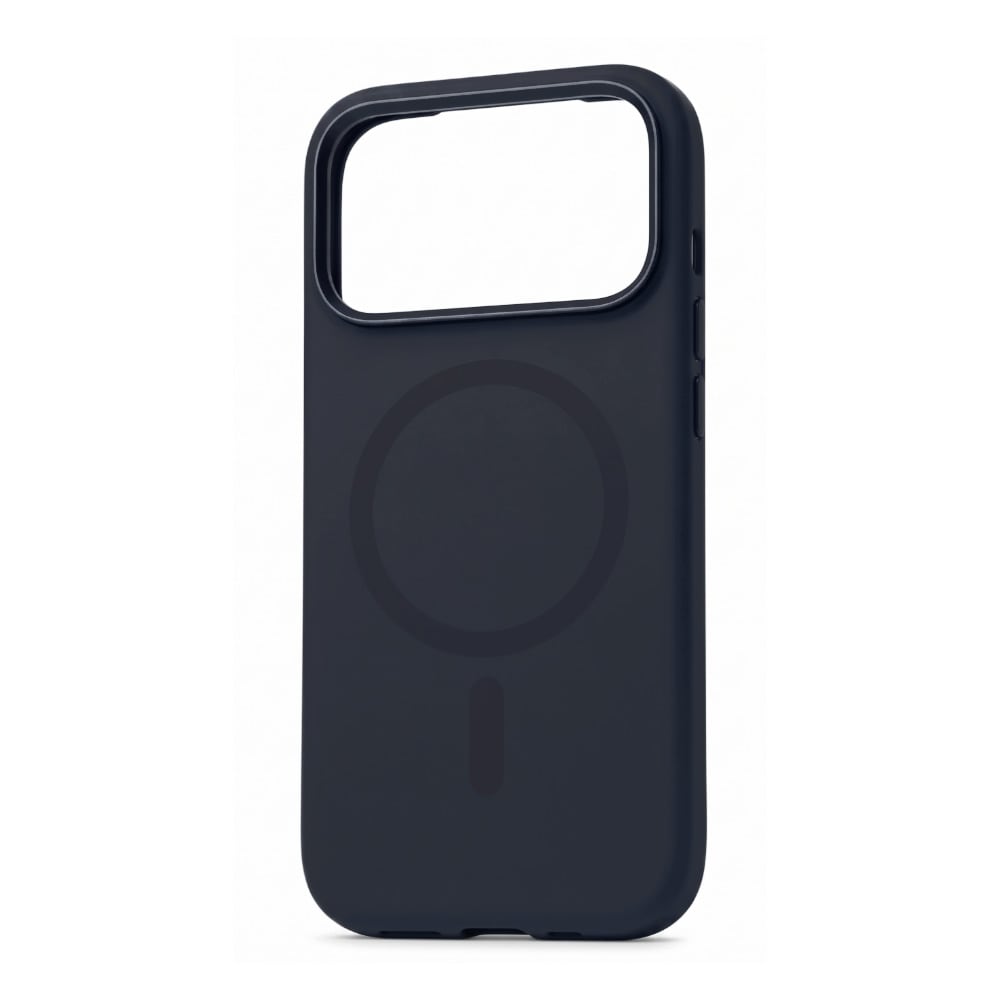 Mutural Pure MagSafe -suojakuori iPhone 18 Prolle / silikoninen MagSafe-kuori – Musta