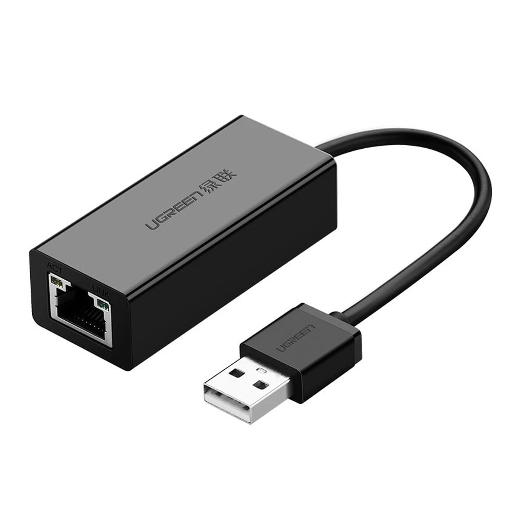 Ugreen CR110 Ethernet-sovitin RJ45 / USB-A – Ethernet / 100 Mbps -verkkosovitin
