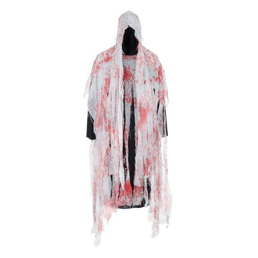 Verinen huppuinen Halloween-viitta, yksi koko / Halloween-viitta / Aikuisten kauhupuku