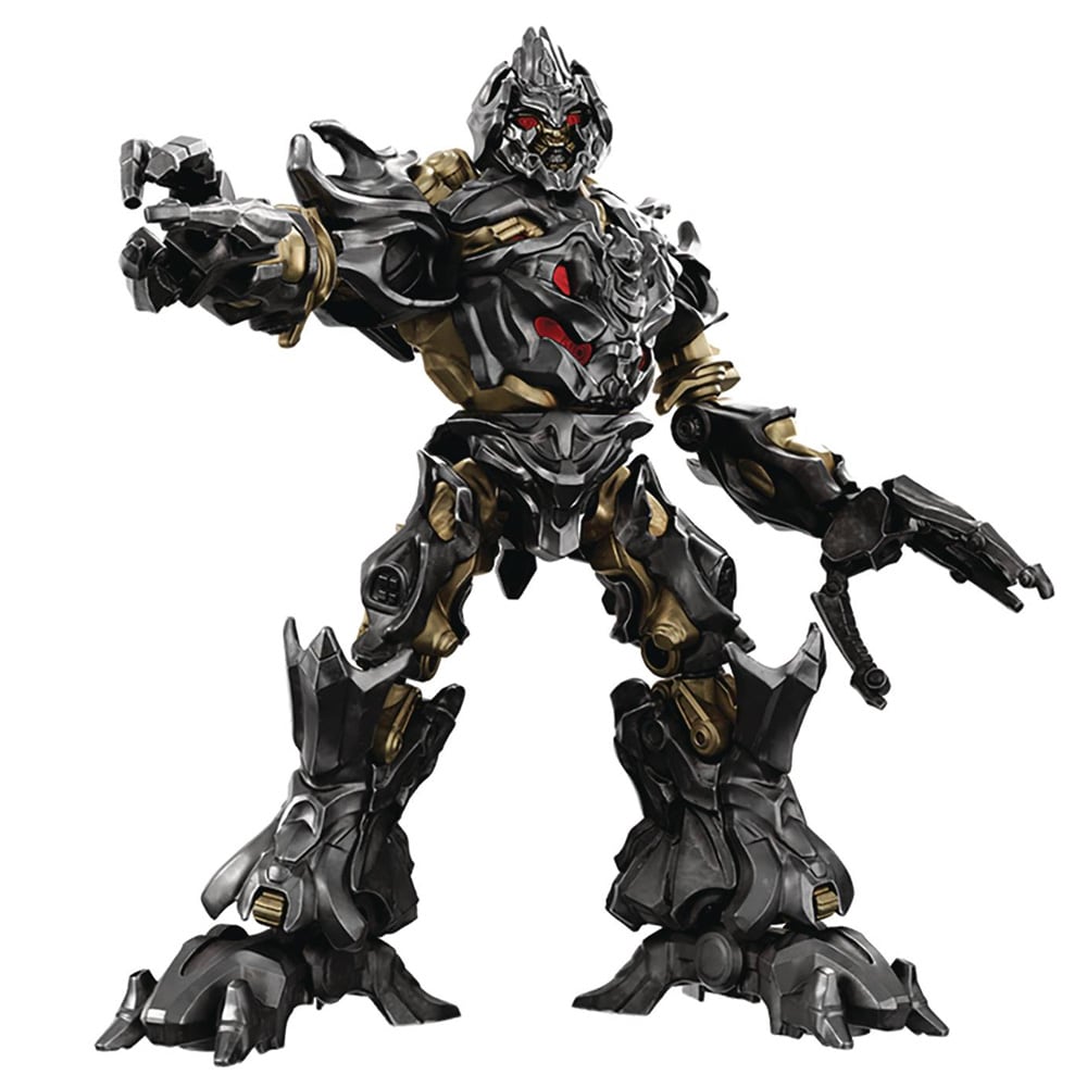 Blokees Transformers Class 10 Megatron valoefektillä / Rakennussarja, 75 osaa / Liikkuva keräilyfiguuri