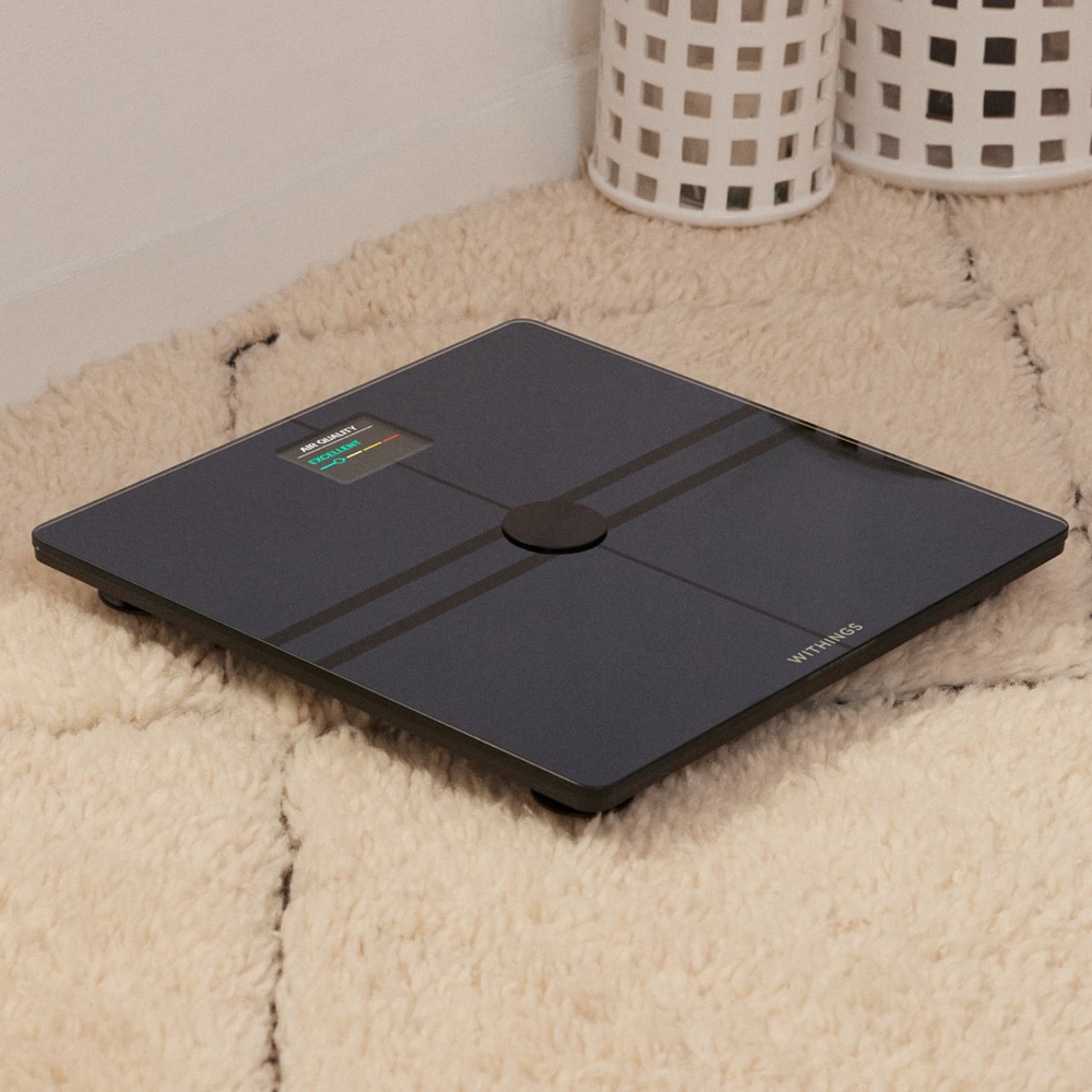 Withings Body Comp älyvaaka kehonkoostumusmittauksella – WiFi, Bluetooth, 50 g tarkkuus