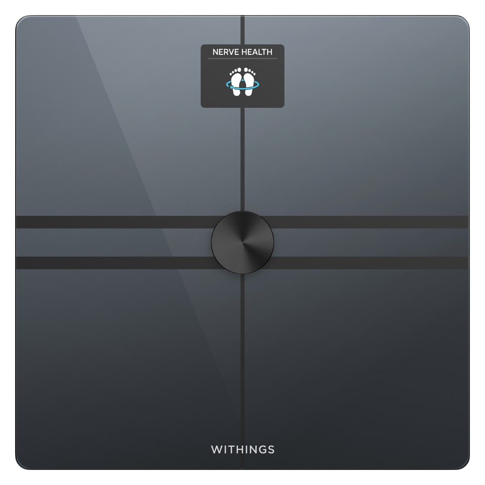 Withings Body Comp älyvaaka kehonkoostumusmittauksella – WiFi, Bluetooth, 50 g tarkkuus