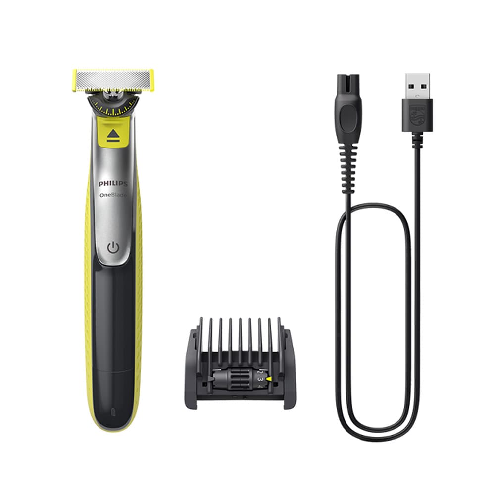 Philips OneBlade 360 QP2734/23 partakone ja trimmeri – 360° terä, säädettävä 5-in-1-kampa