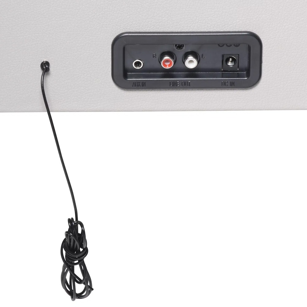 Denver VPR-250 Retro-levysoitin – Bluetooth, FM-radio, USB, MP3 ja sisäänrakennetut kaiuttimet