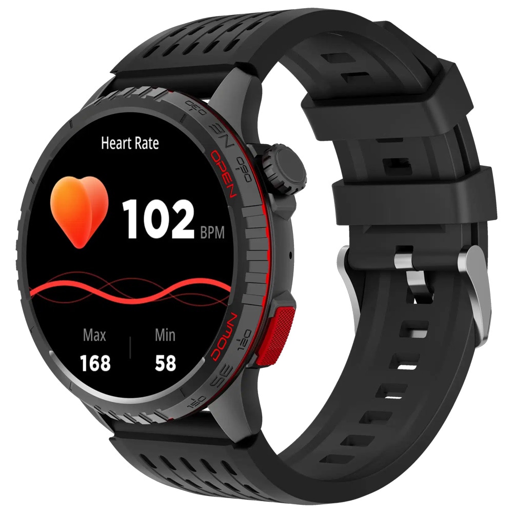 Denver SWG-345B -älykello – Svart / GPS-kello kosketusnäytöllä / Älykello AMOLED-näytöllä