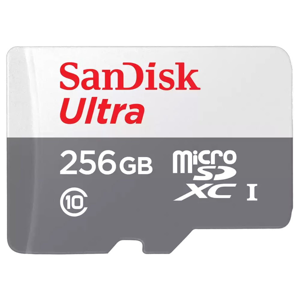SanDisk Ultra microSD Class 10 256 GB / microSDXC-muistikortti / Android-laitteille tarkoitettu muistikortti