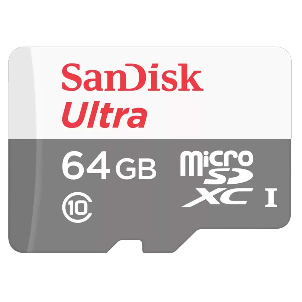 SanDisk Ultra microSD 64 GB / microSDXC-muistikortti / Muistikortti Android-laitteille ja Full HD -käyttöön