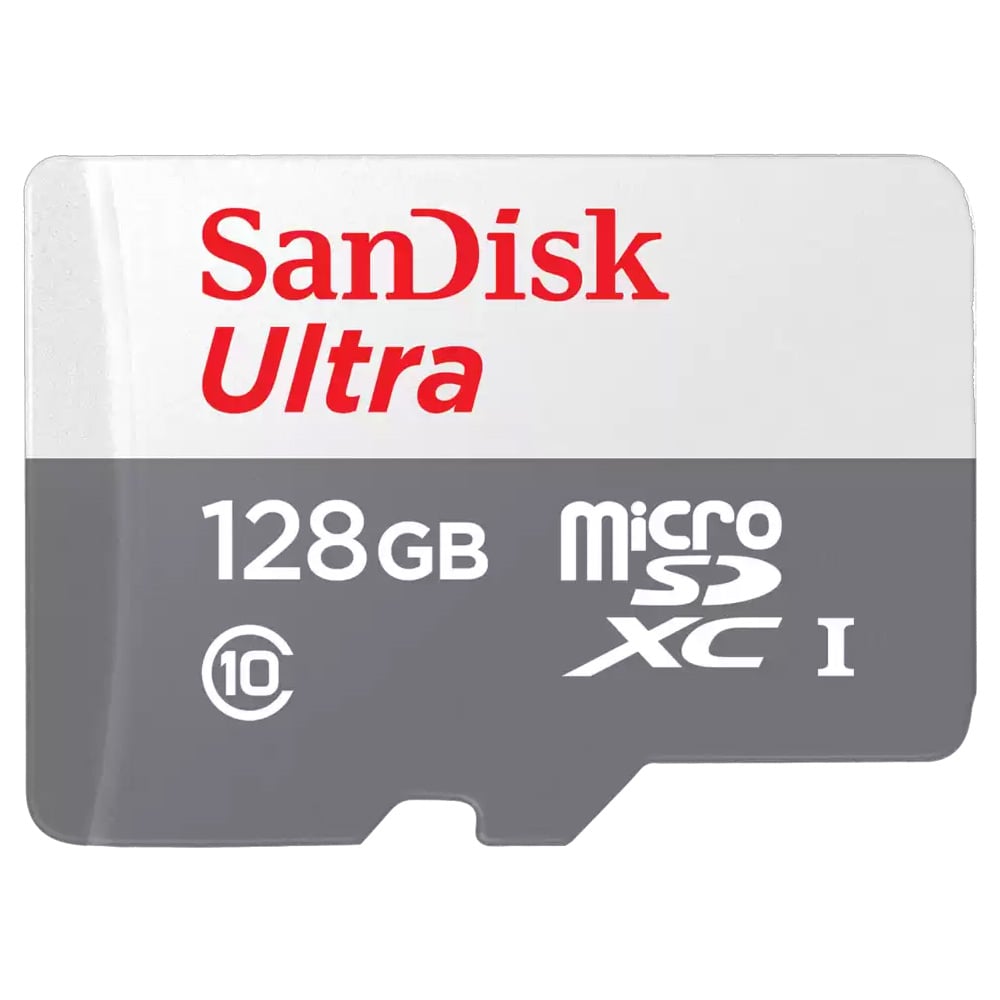 SanDisk Ultra microSD 128 GB / microSDXC-muistikortti / Muistikortti Android-laitteille ja Full HD -käyttöön