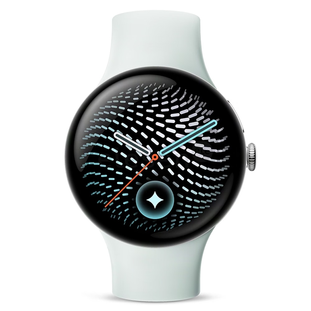 Google Pixel Watch 5 45 mm älykello – Wi-Fi, hopea/Fog, AMOLED, GPS