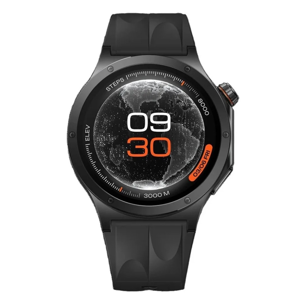 OnePlus Watch 4 älykello – Midnight Titanium, titaanikuori, safiirilasi, GPS ja Wear OS