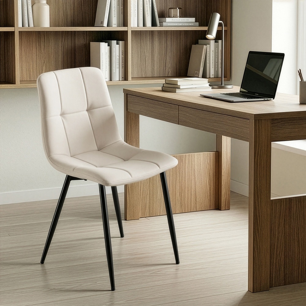 Ruokapöydän tuolit 4 kpl, sametti, cappuccino beige, pehmustetut, säädettävät jalat – KDC080LH01