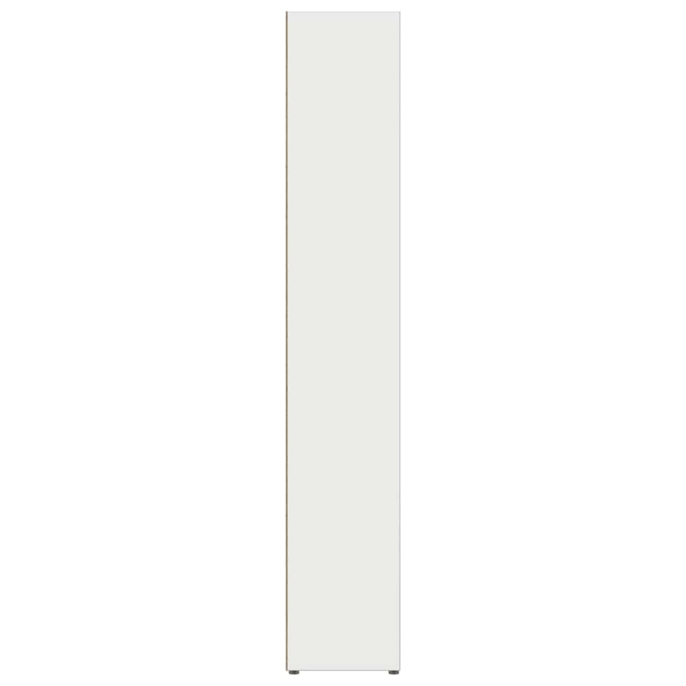 2 kpl CD-hyllyjä 21×16×93,5 cm / mediahyllyt CD-, DVD- ja Blu-ray-levyille – Valkoinen