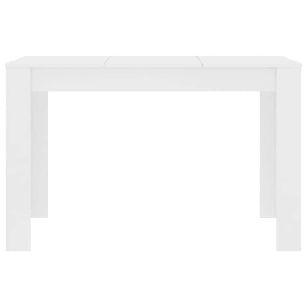 Ruokapöytä 120×60×76 cm / keittiöpöytä / suorakulmainen ruokapöytä – Valkoinen