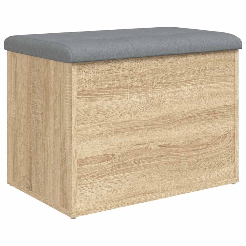 Säilytyspenkki 62×42×45 cm / istuinpenkki säilytystilalla / penkki istuintyynyllä – Sonoma-tammi
