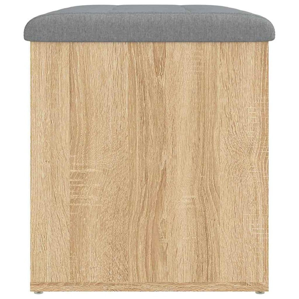 Säilytyspenkki 62×42×45 cm / istuinpenkki säilytystilalla / penkki istuintyynyllä – Sonoma-tammi