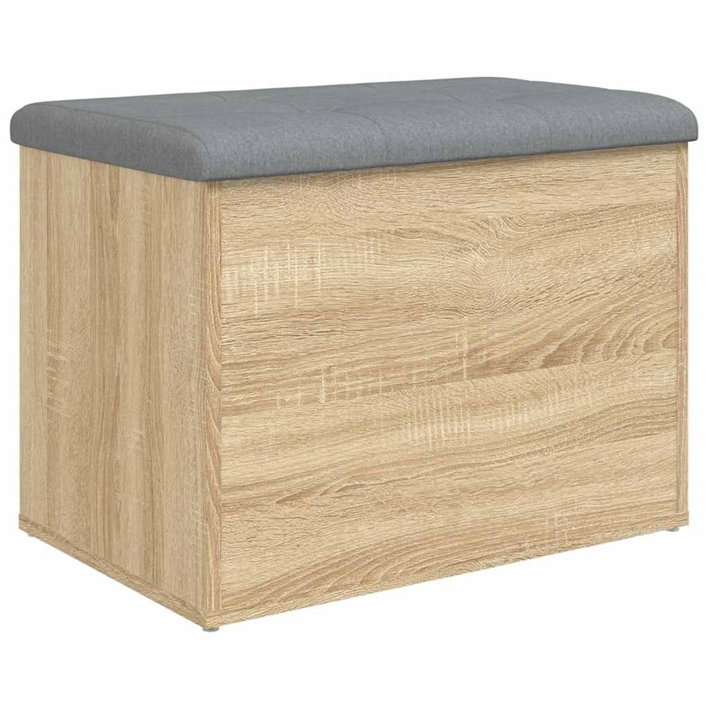 Säilytyspenkki 62×42×45 cm / istuinpenkki säilytystilalla / penkki istuintyynyllä – Sonoma-tammi