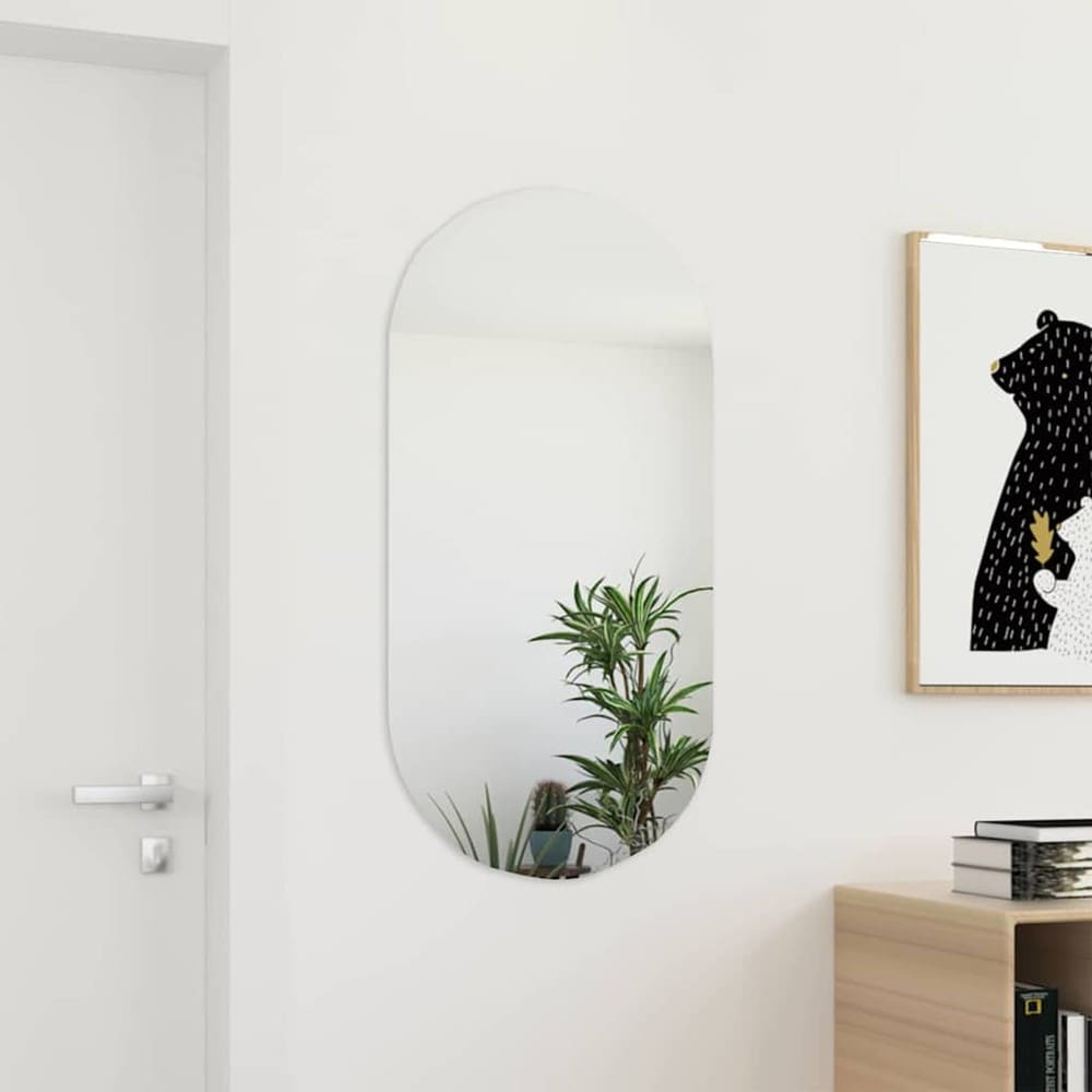 Soikea peili 100×50 cm / kehyksetön seinäpeili