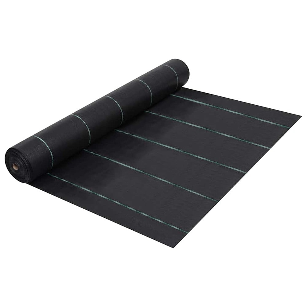 Rikkakasvikangas 2×100 m / maanpeitekangas PP 60 g/m² / puutarhakangas – Musta