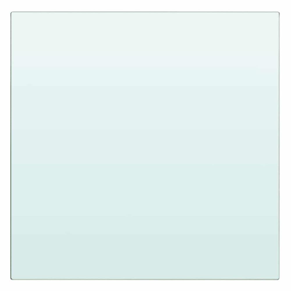 Lasihylly 30×30 cm / hyllylevy karkaistusta lasista / seinähylly – Läpinäkyvä
