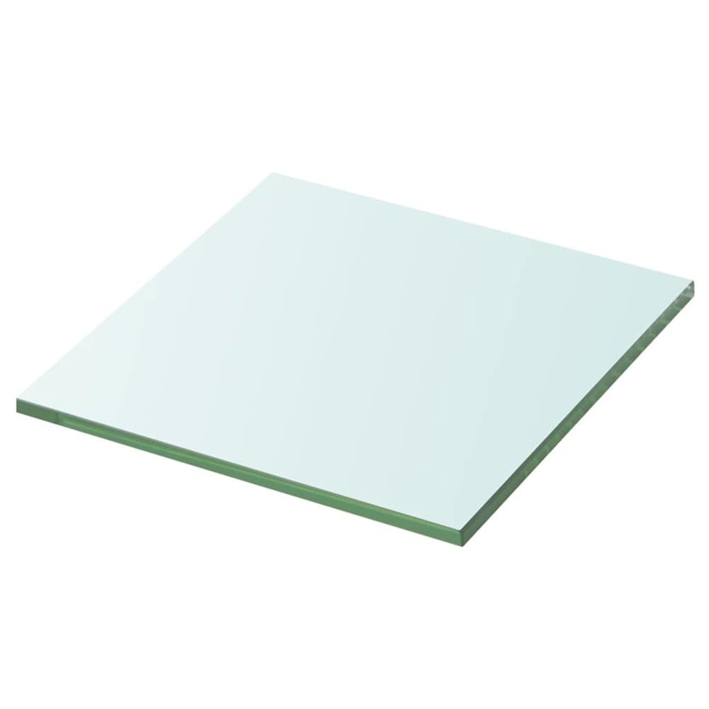 Lasihylly 30×30 cm / hyllylevy karkaistusta lasista / seinähylly – Läpinäkyvä