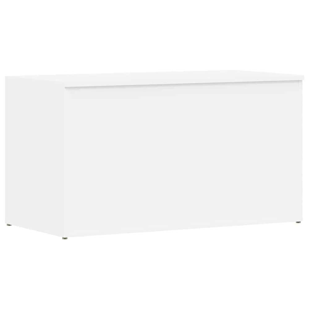 Säilytysarkku 84×42×46 cm / kannellinen säilytysarkku / arkku – Valkoinen