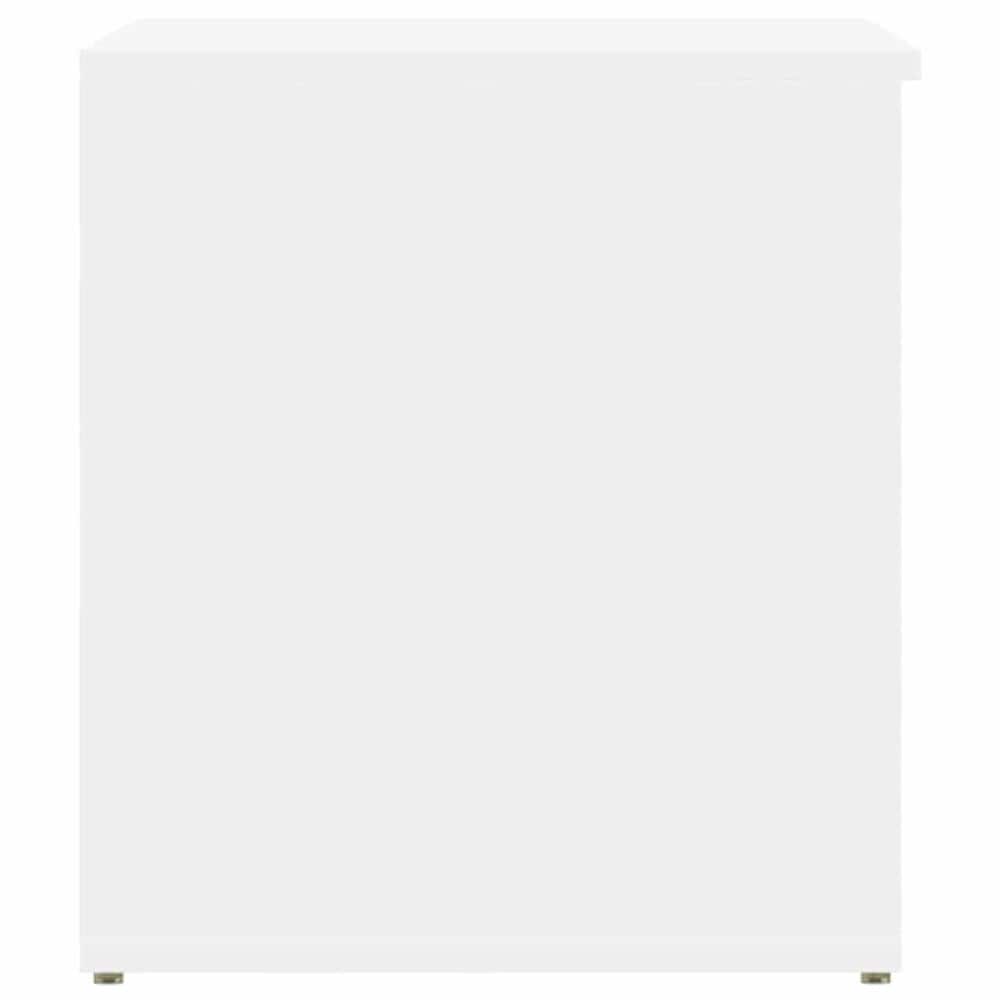 Säilytysarkku 84×42×46 cm / kannellinen säilytysarkku / arkku – Valkoinen