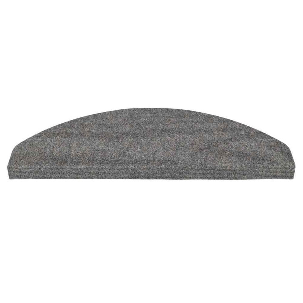 vidaXL Itsekiinnittyvät porrasmatot 15 kpl 65 x 22,5 cm – Harmaa, liukumista ehkäisevät
