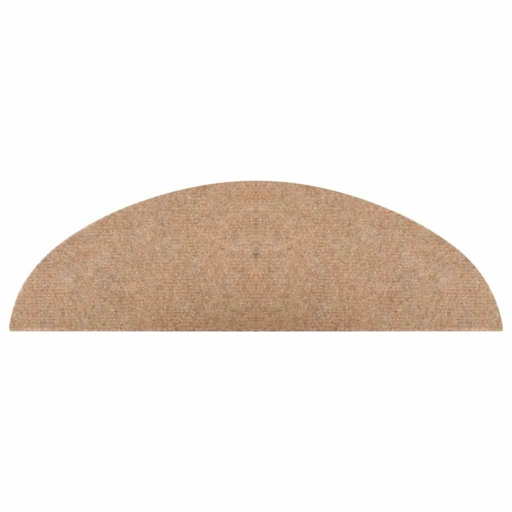 vidaXL Itsekiinnittyvät porrasmatot 15 kpl 56 x 17 cm – Beige, liukumista ehkäisevät