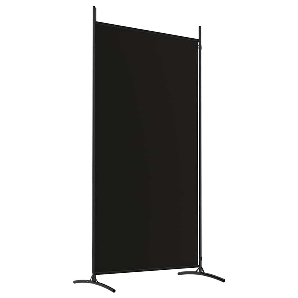 Huoneenjakaja 175×180 cm / taitettava sermi 2 paneelilla / taittoseinä – Musta