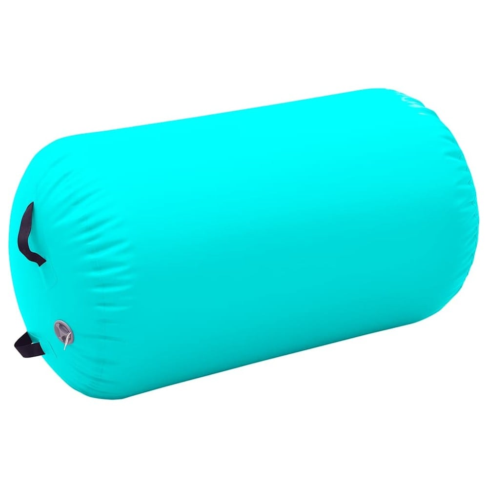 vidaXL Ilmatäytteinen voimistelurulla 100 x 60 cm – Air Roller tasapainoharjoitteluun, vihreä