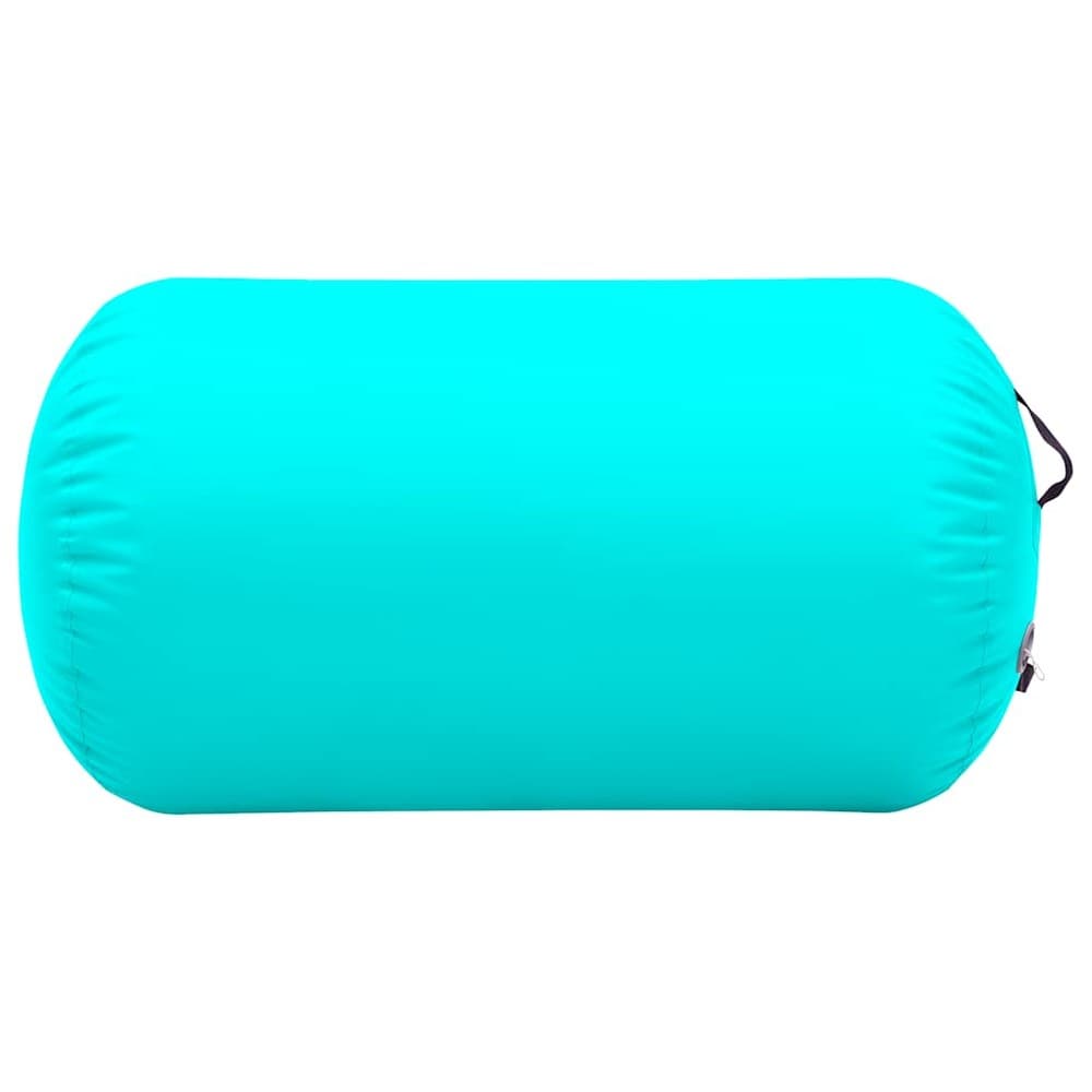 vidaXL Ilmatäytteinen voimistelurulla 100 x 60 cm – Air Roller tasapainoharjoitteluun, vihreä