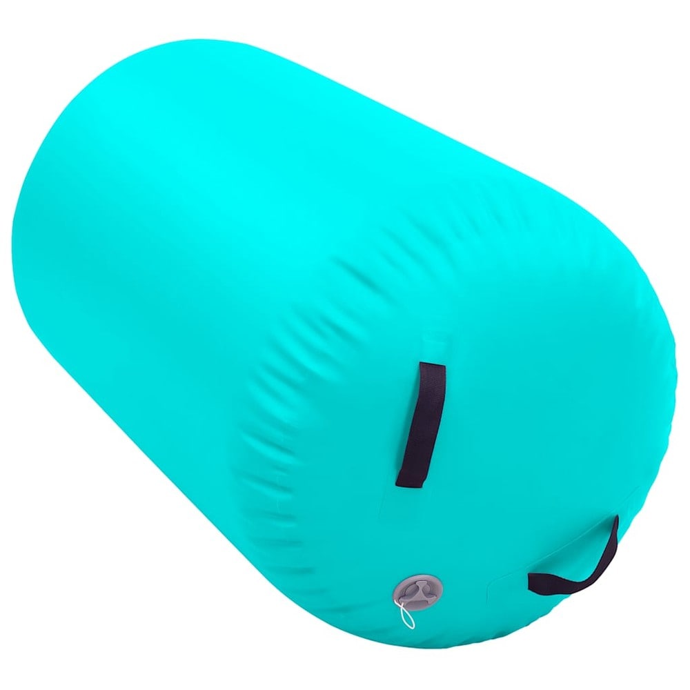 vidaXL Ilmatäytteinen voimistelurulla 100 x 60 cm – Air Roller tasapainoharjoitteluun, vihreä