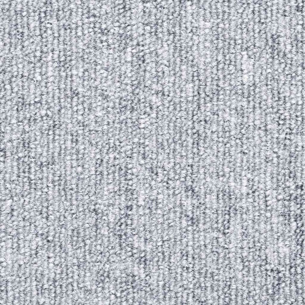 vidaXL Porrasmatot 15 kpl 56 x 17 cm – Puolipyöreät, itsekiinnittyvät, vaaleanharmaa