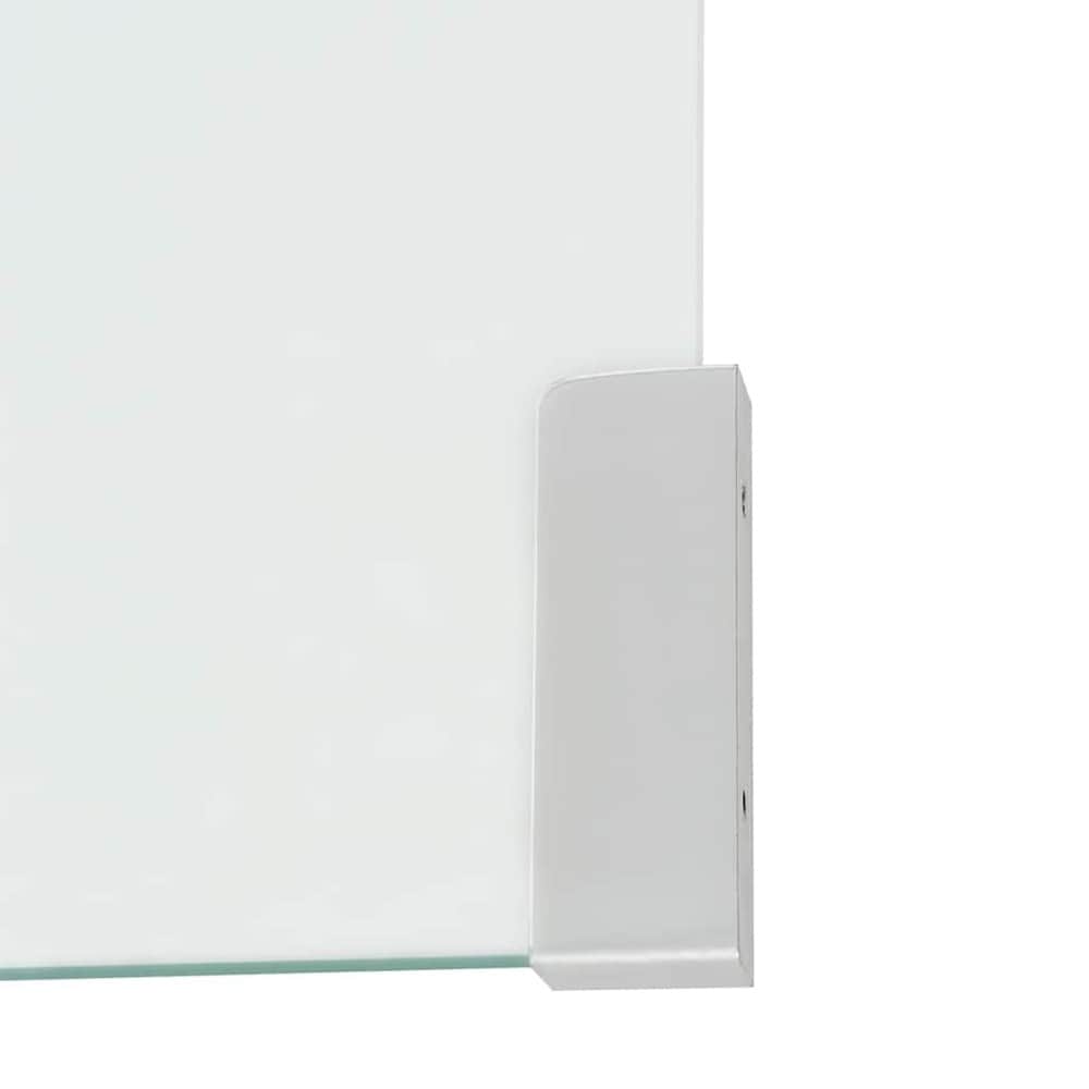 vidaXL Lasinen sohvapöytä 98 x 45 x 30 cm – Karkaistu lasi, läpinäkyvä