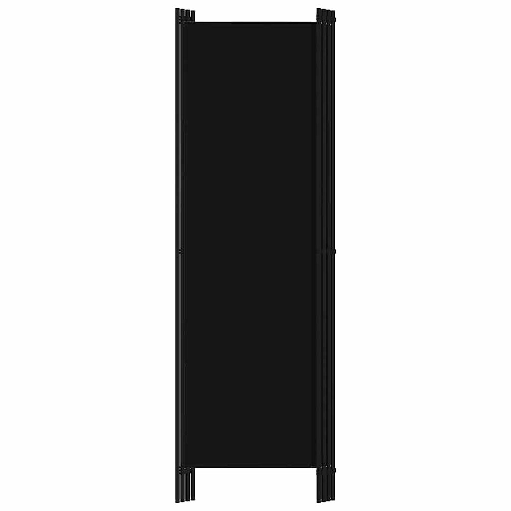 Tilanjakaja 4 paneelia 200×180 cm / sermi / taitettava näkösuoja – Musta