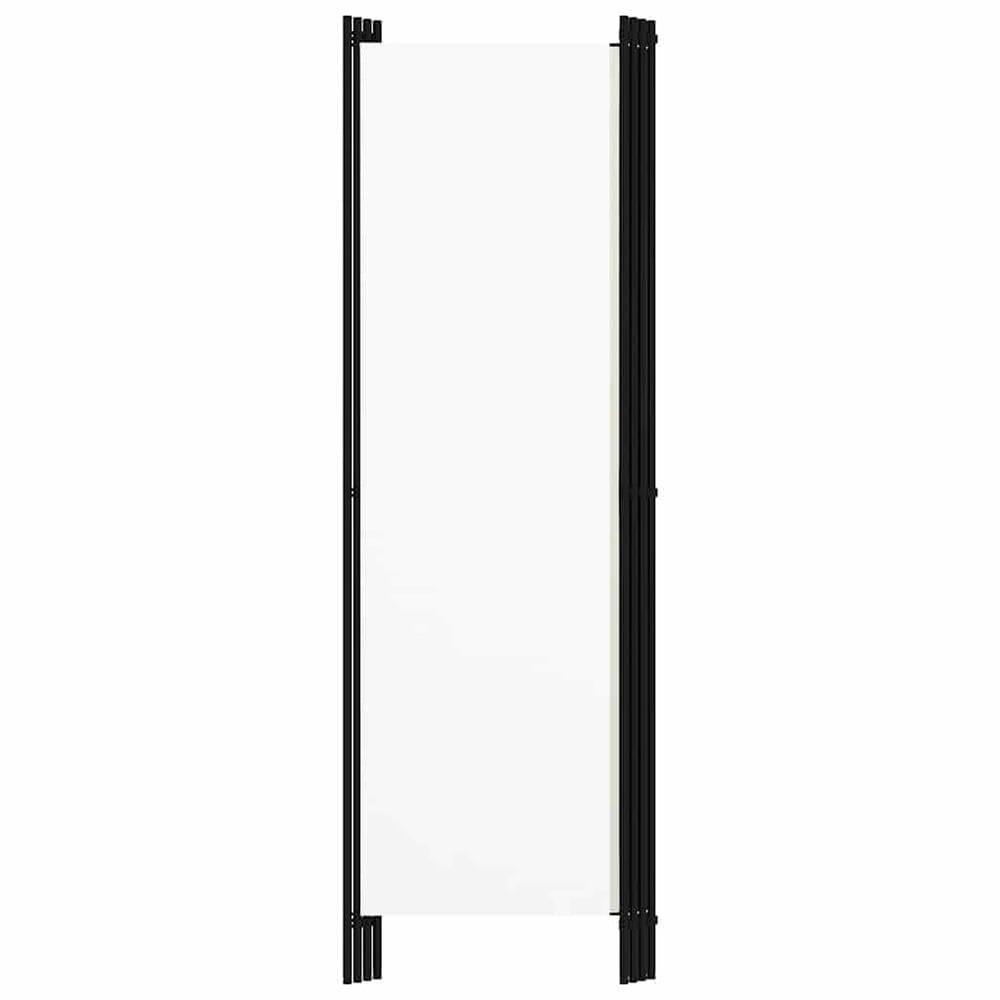 Tilanjakaja 4 paneelia 200×180 cm / sermi / taitettava näkösuoja – Valkoinen
