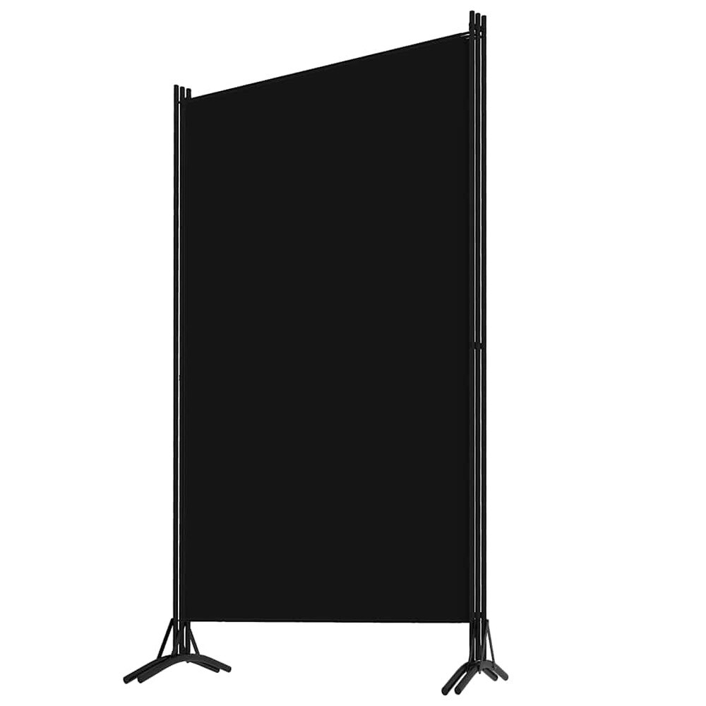 Tilanjakaja 3 paneelia 260×180 cm / sermi / taitettava näkösuoja – Musta