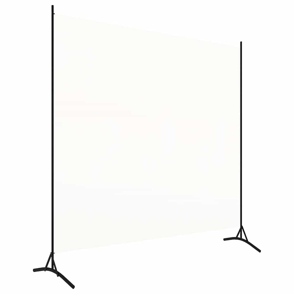 Tilanjakaja 175×180 cm / vapaasti seisova sermi / näkösuoja kankaasta – Valkoinen