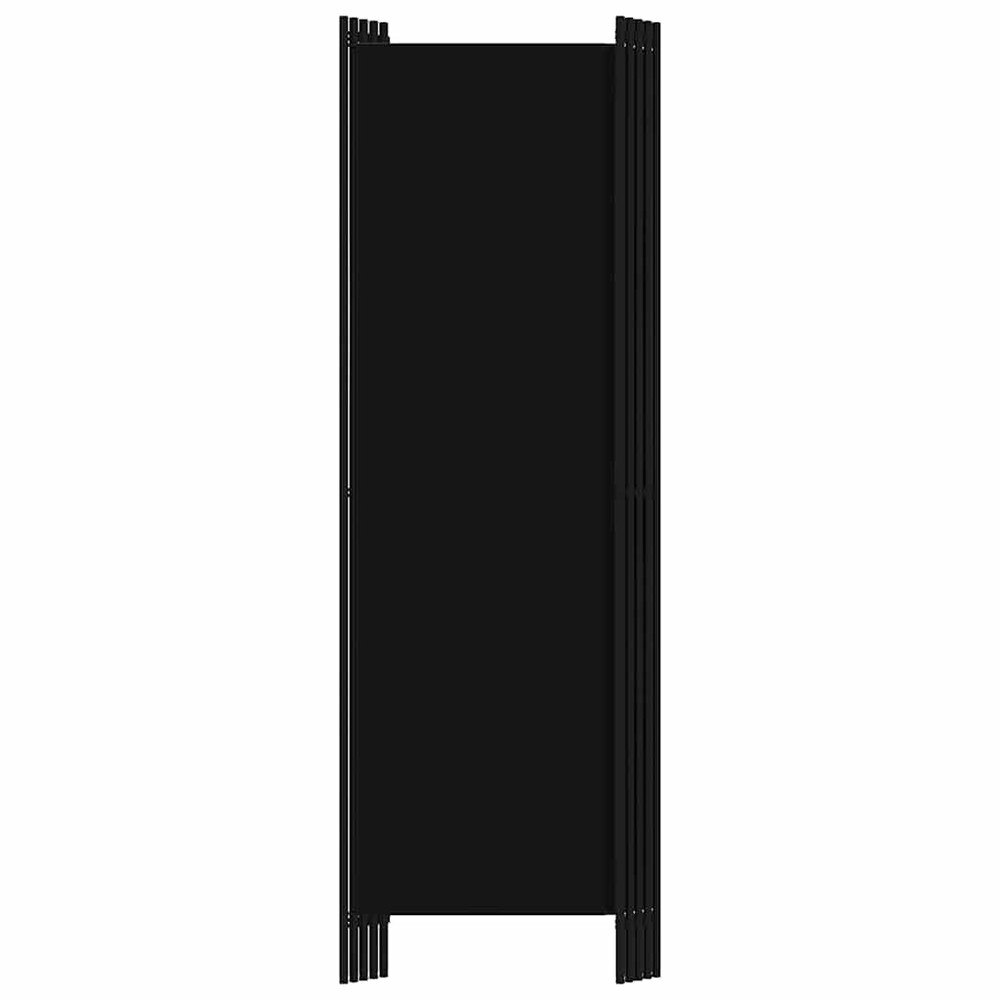 Tilanjakaja 5 paneelia 250×180 cm / sermi / taitettava näkösuoja – Musta